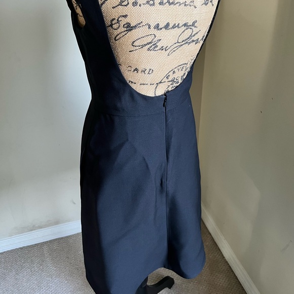 🖤SOLD🖤 Valentino Garavani Crepe Couture Fit & Flare Dress NERO, Size 6 US - Picture 14 of 16